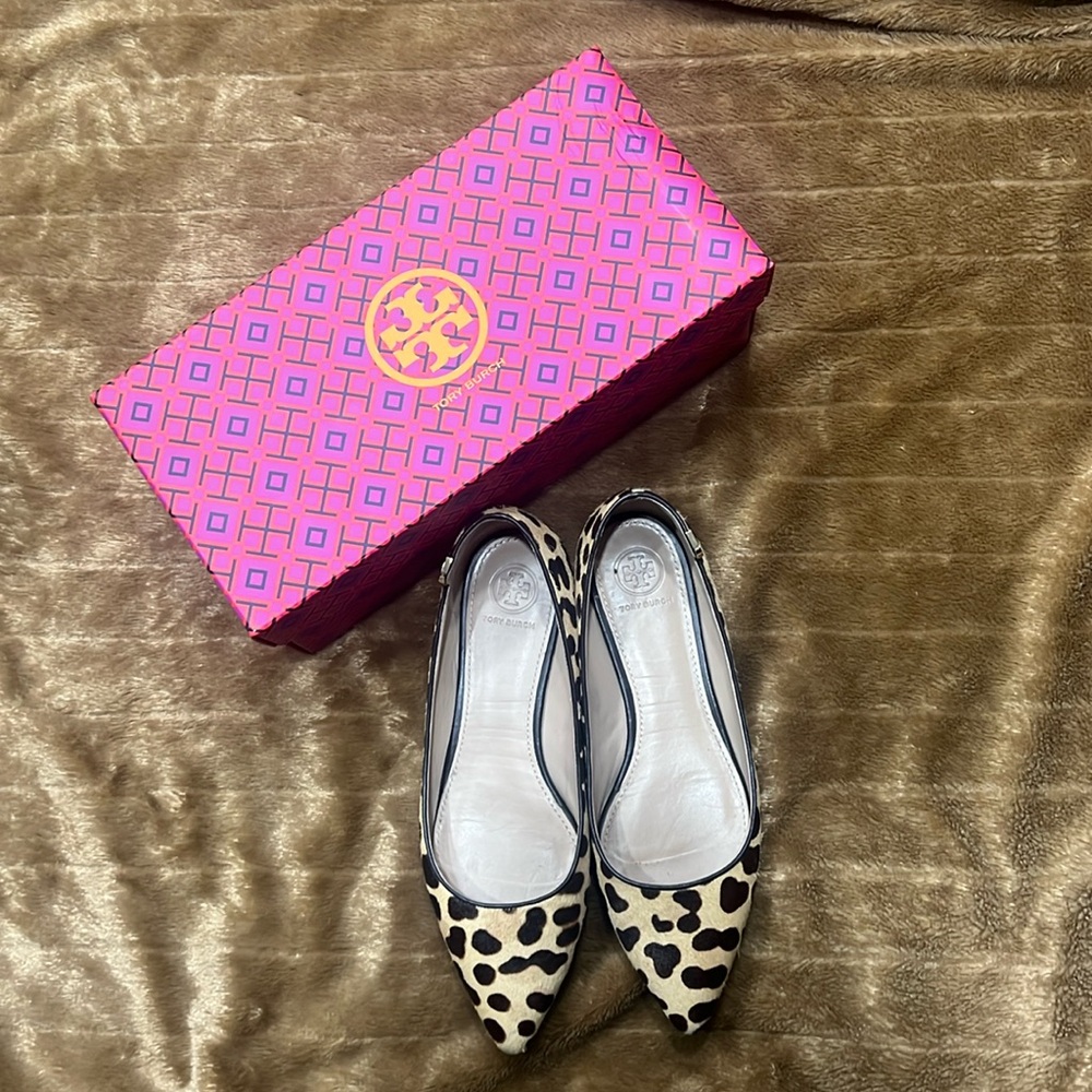Tory Burch Leopard Flats